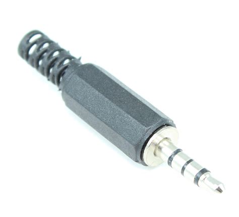 MyCableMart 3.5mm Plug/Jack, 4 Conductor TRRS, Self Solder, 